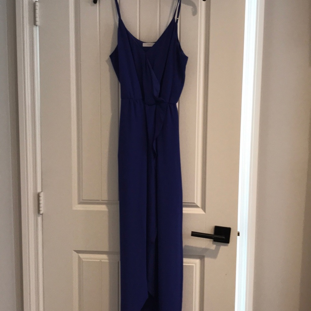 Cobalt blue maxi dress