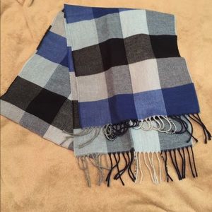 Blue- many different blues scarf! Very soft!