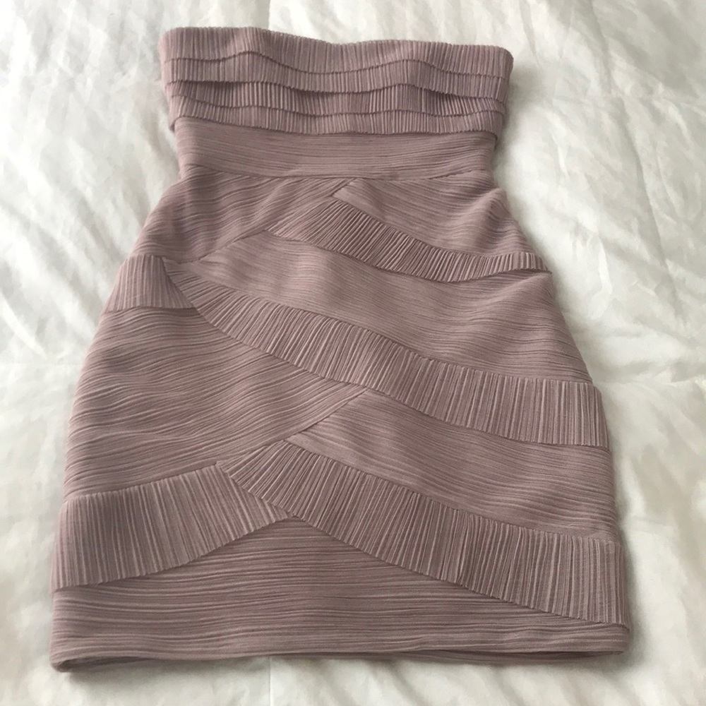 Bcbg strapless tulle dress
