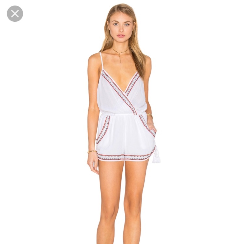 Band of gypsies sleeveless side tie romper