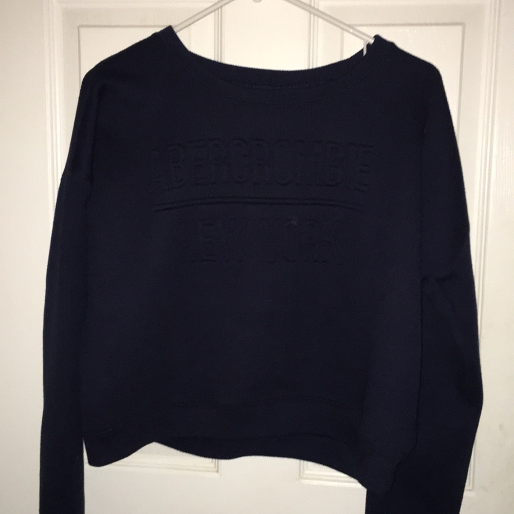 Navy Blue Abercrombie Crewneck