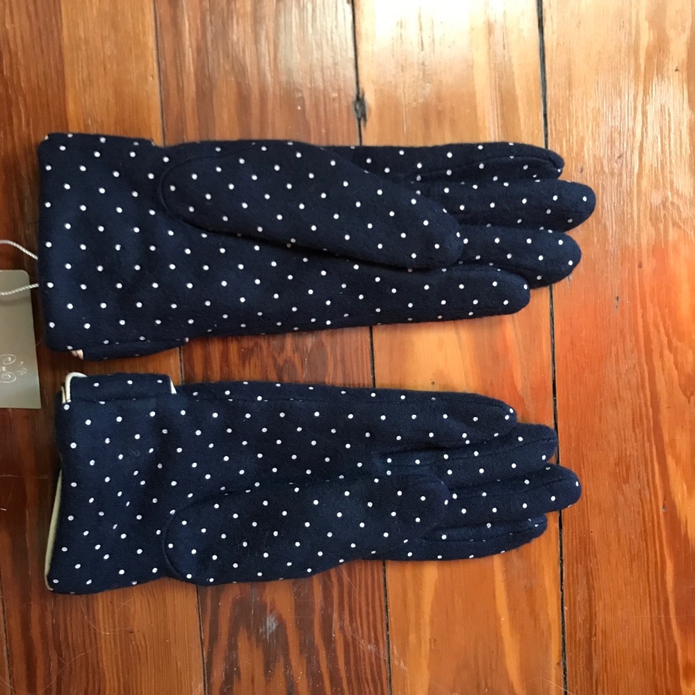Anthropologie Clasina Gloves - Navy, XS