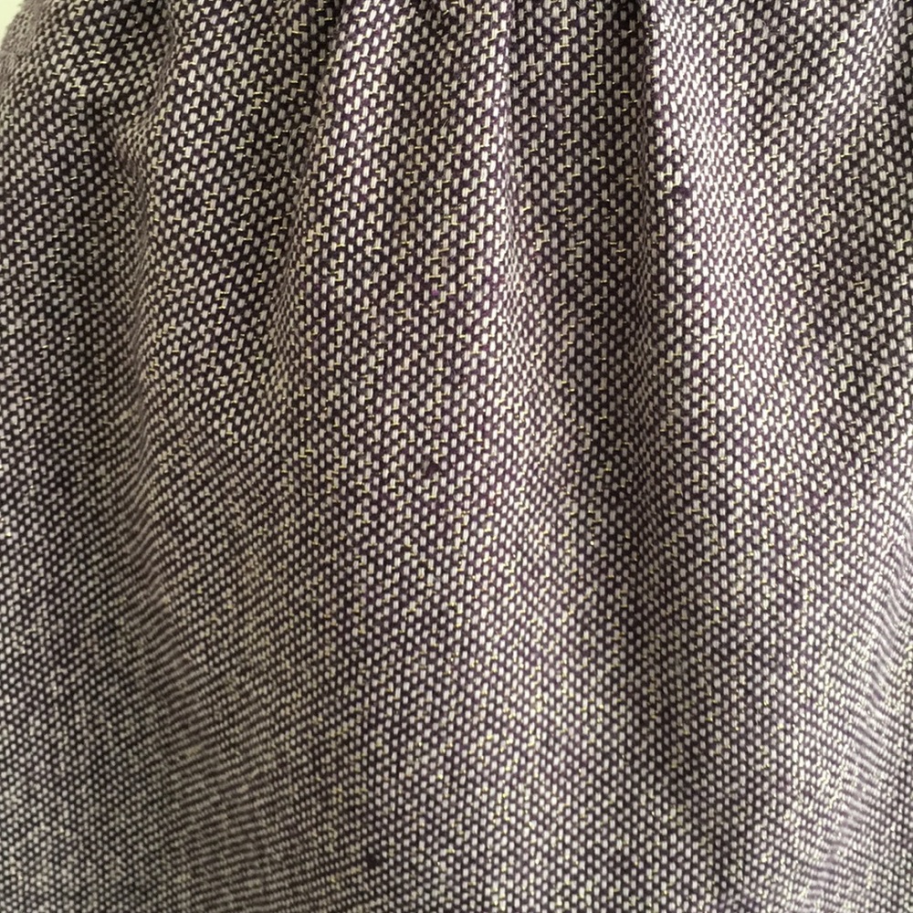 Kimichi Blue Purple Lurex Dress Zipper Front - Picture 5 of 7