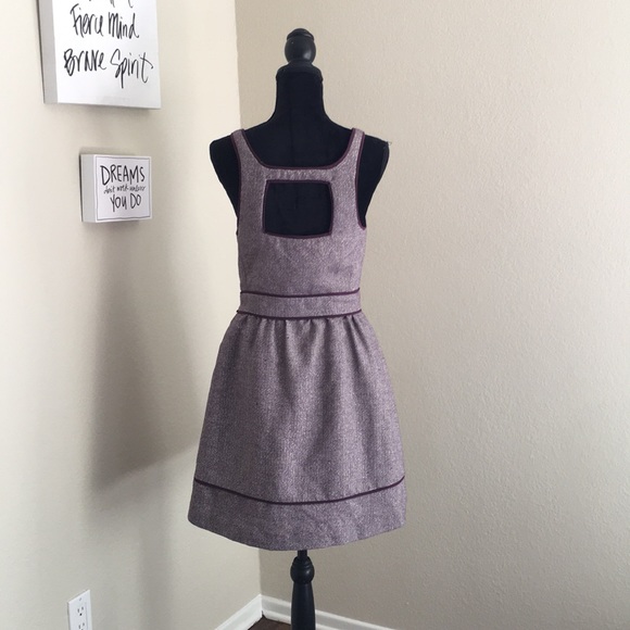 Kimichi Blue Purple Lurex Dress Zipper Front - Picture 2 of 7