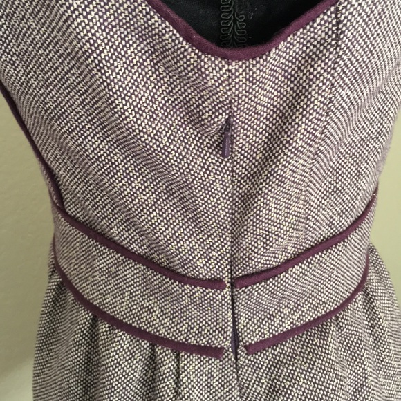 Kimichi Blue Purple Lurex Dress Zipper Front - Picture 4 of 7