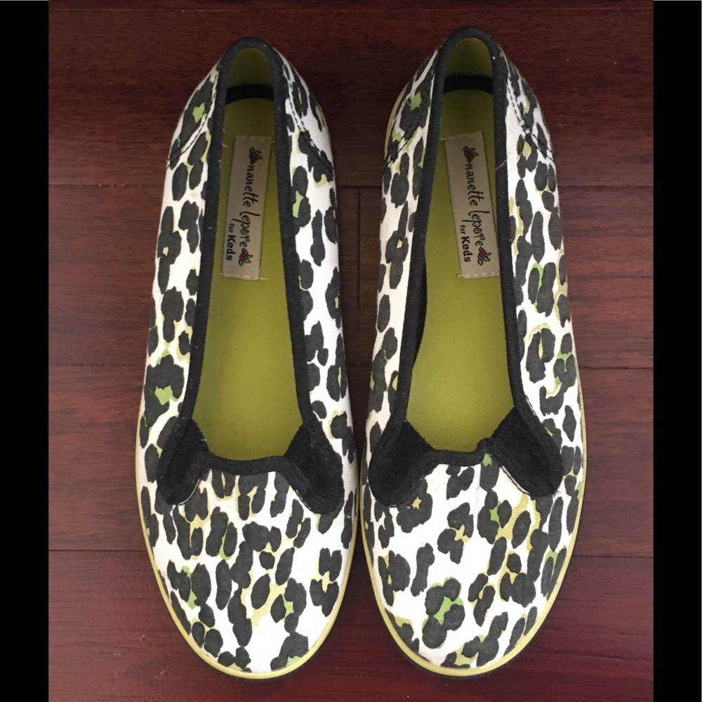 Nanette Lepore for Keds Leopard Canvas Sneaker