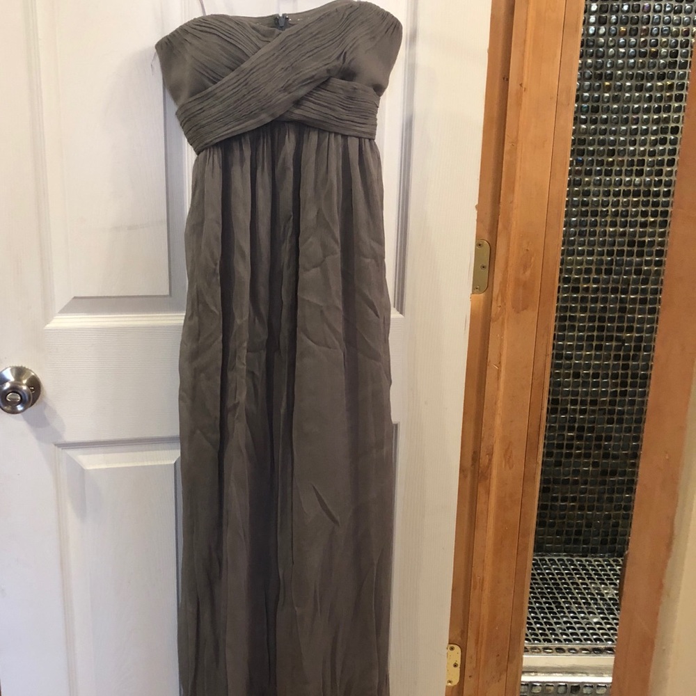 Jcrew chiffon maxi party dress