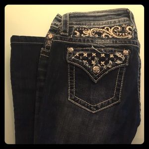 💎Miss Me Signature Boot Cut Dark Wash Jeans 💎