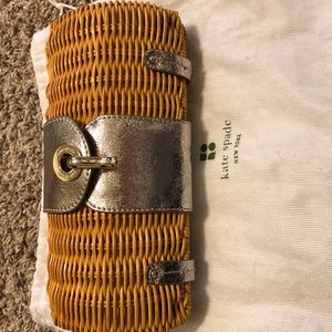 Kate Spade Wicker Clutch