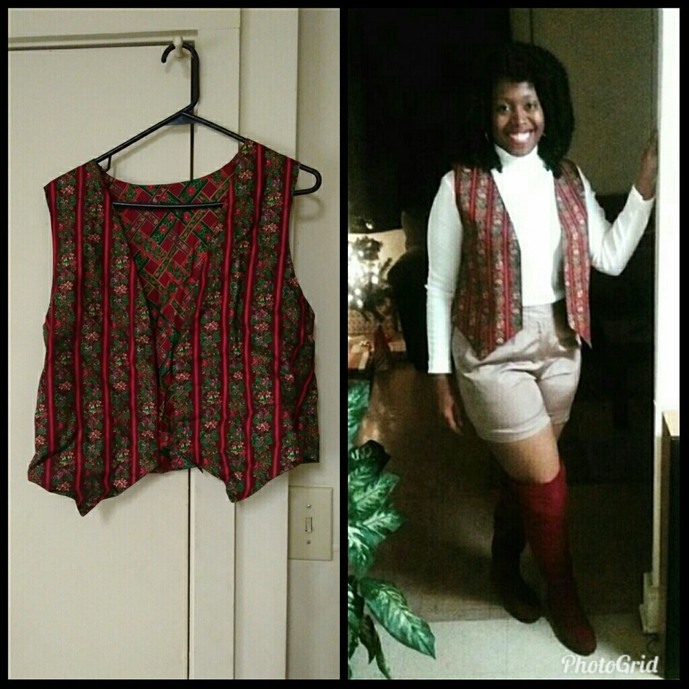 Christmas vest (reversible)
