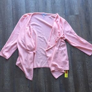 NWT Joanna hope plus size pink cardigan 16/18