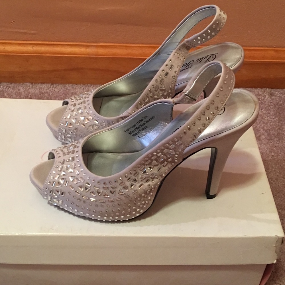LuLu Townsend Silver Heels