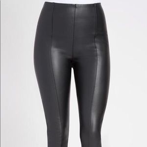 LYSSE Vegan Leather high waist leggings