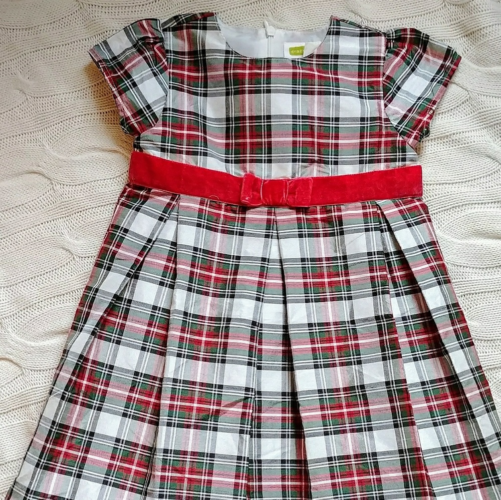 Christmas/Holiday Midi Plaid Dress 🌠