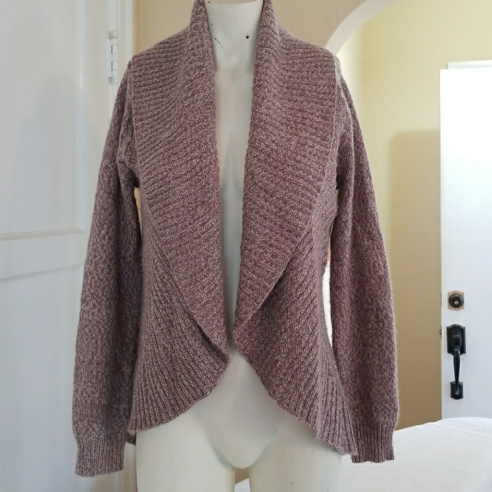 Warm cozy waterfall cardigan
