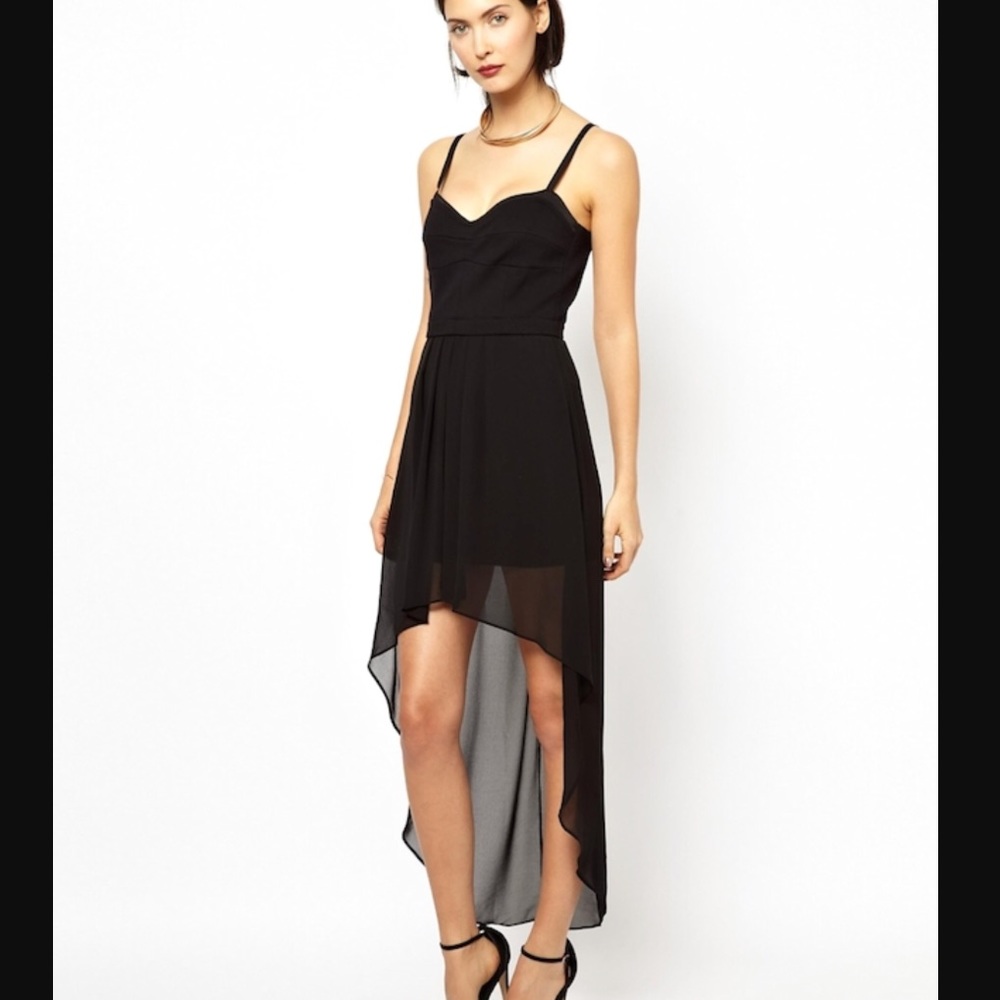 BCBG High Low Black Dress