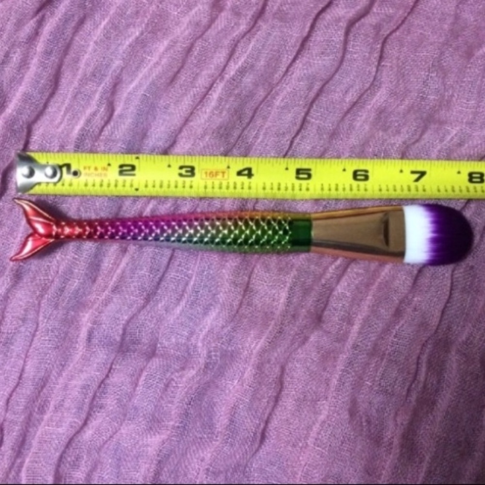 Mermaid Beauty Brush Set w/ Silicone applicator B1 - Picture 4 of 5