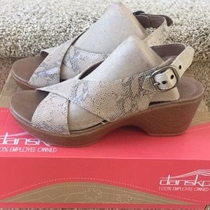 Brand new Dansko Mini Wedges