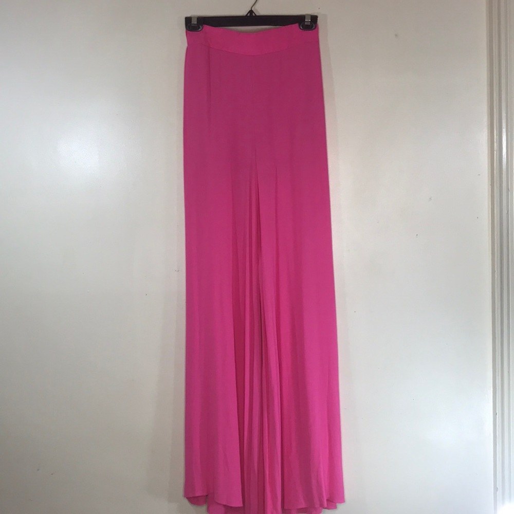 Pink Wide Leg Pants