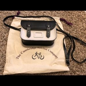 Cambridge Satchel Co B&W handmade Crossbody