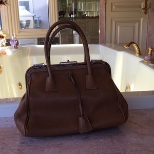Prada Brown Leather Handbag