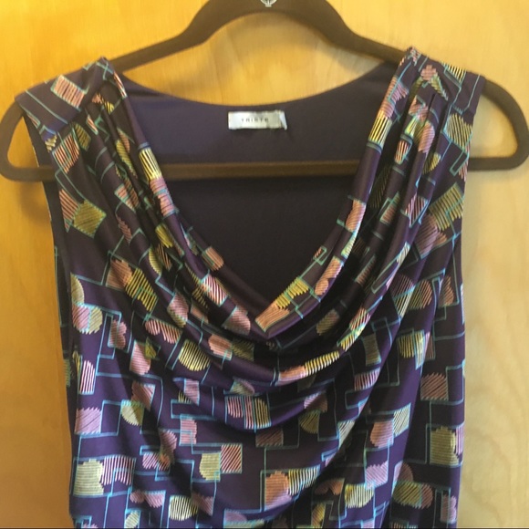 Triste brand purple print dress - Picture 3 of 3