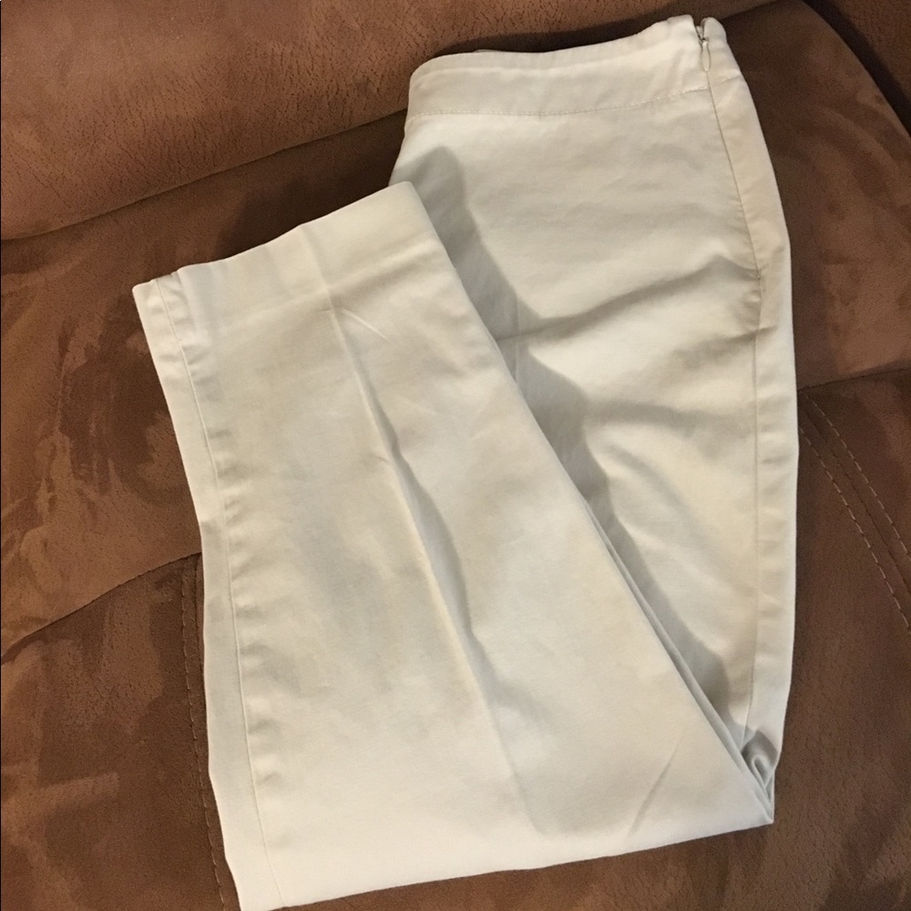 EUC Talbots Anle Pedal Pusher Capri light khaki
