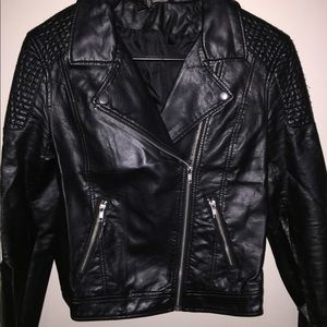 Faux Leather Jacket