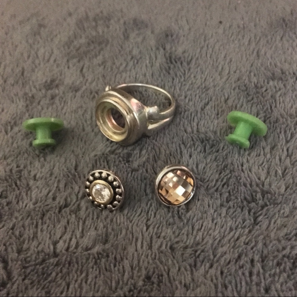 .925 Kameleon ring w/ 2 .925 pops