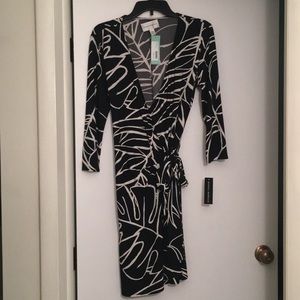 Donna Morgan Black and White Dress