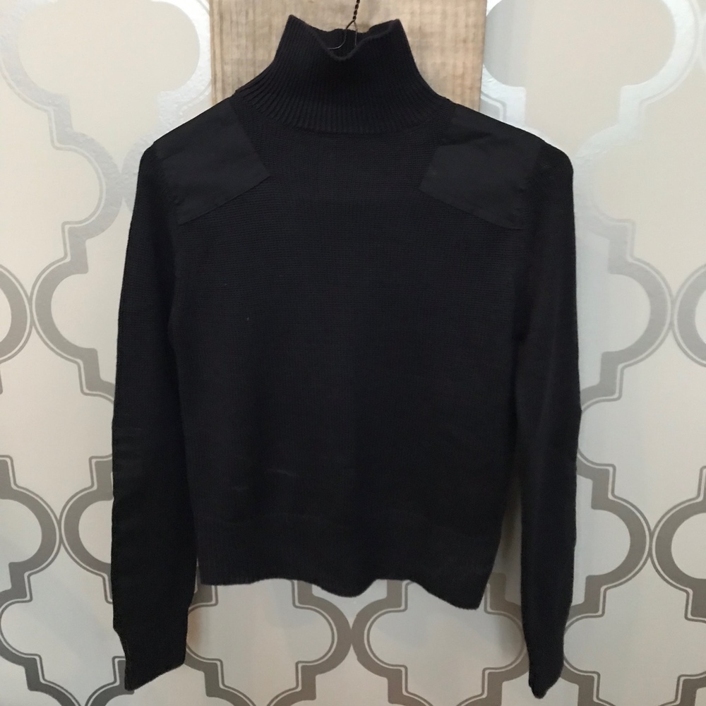 Zara turtleneck sweater with shoulder detail