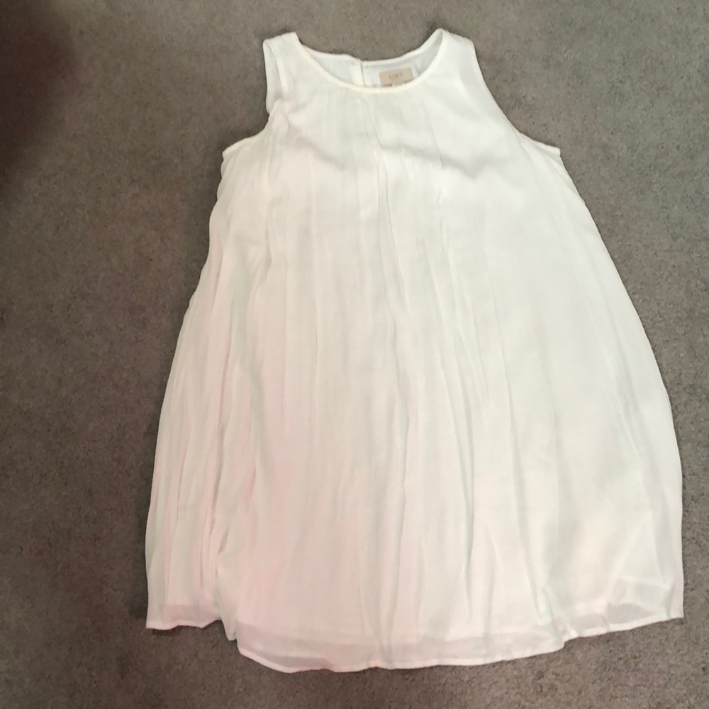 White flowy dress