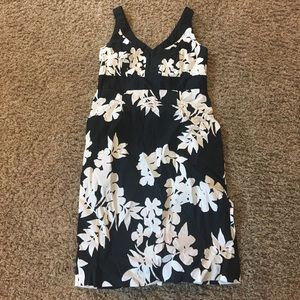 White House Black Market print dress