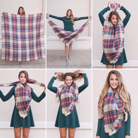 Blanket scarf great gift - Picture 2 of 3