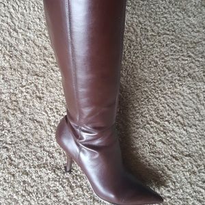 Leather boots