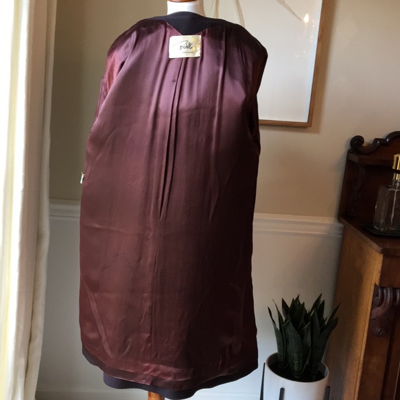 Brown Coat w/ REAL Fur Collar - Picture 7 of 8