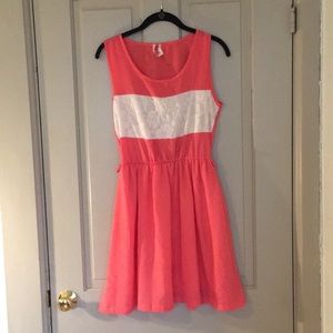 Coral Sleeveless Dress//S