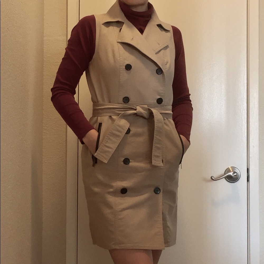 Ann Taylor trench dress