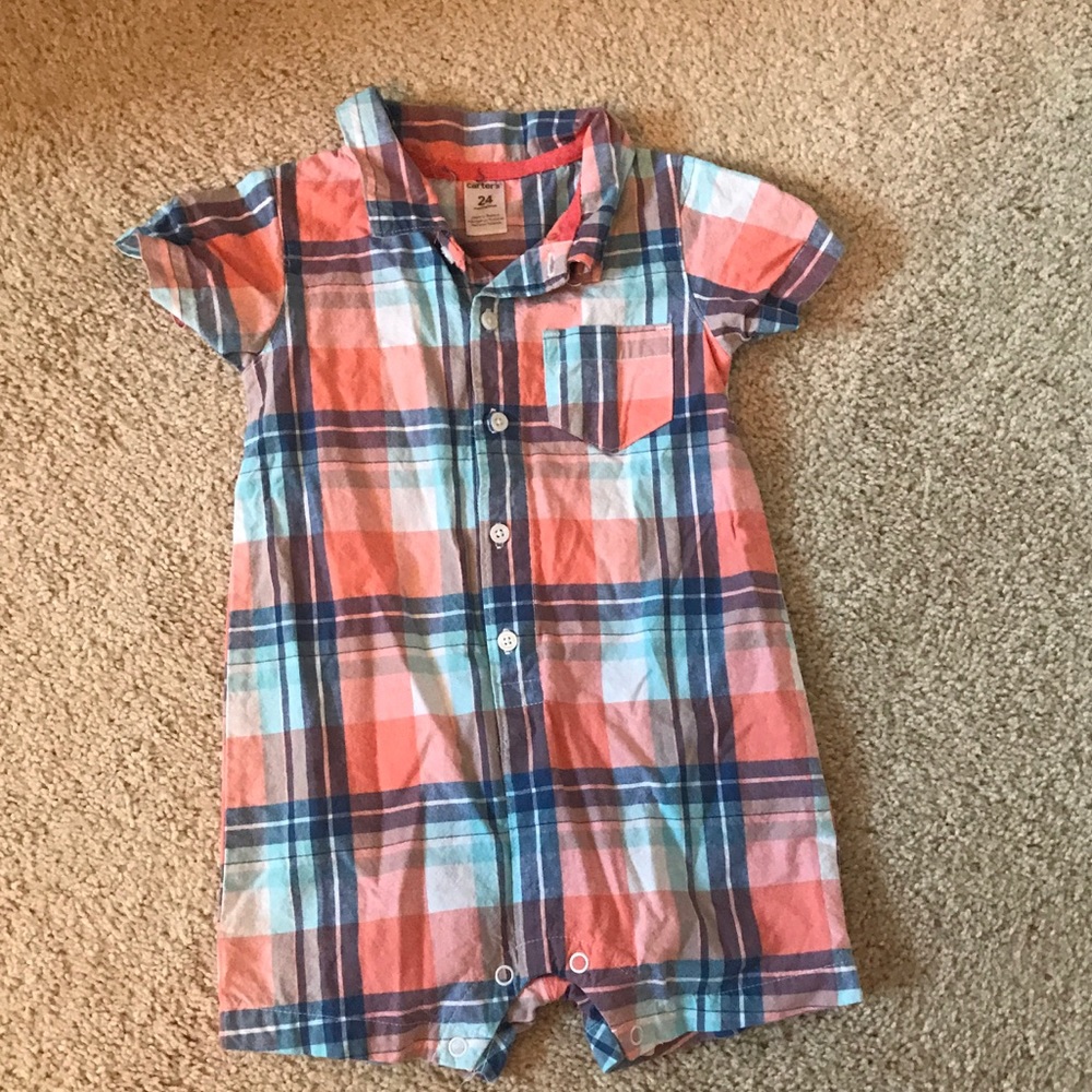 Plaid romper