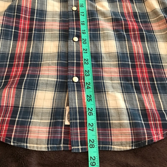 H&M Men's long sleeve plaid button down - Picture 3 of 6