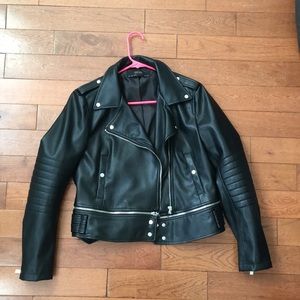 Zara leather jacket (NO TRADES)