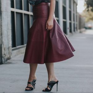 Leather Skirt