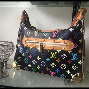 Louis Vuitton Multicolor Black Handbag