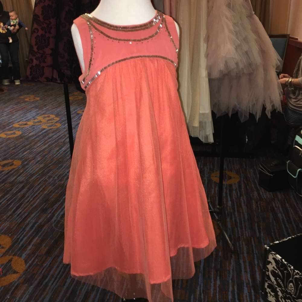 Girl's Tulle Embellished Dress