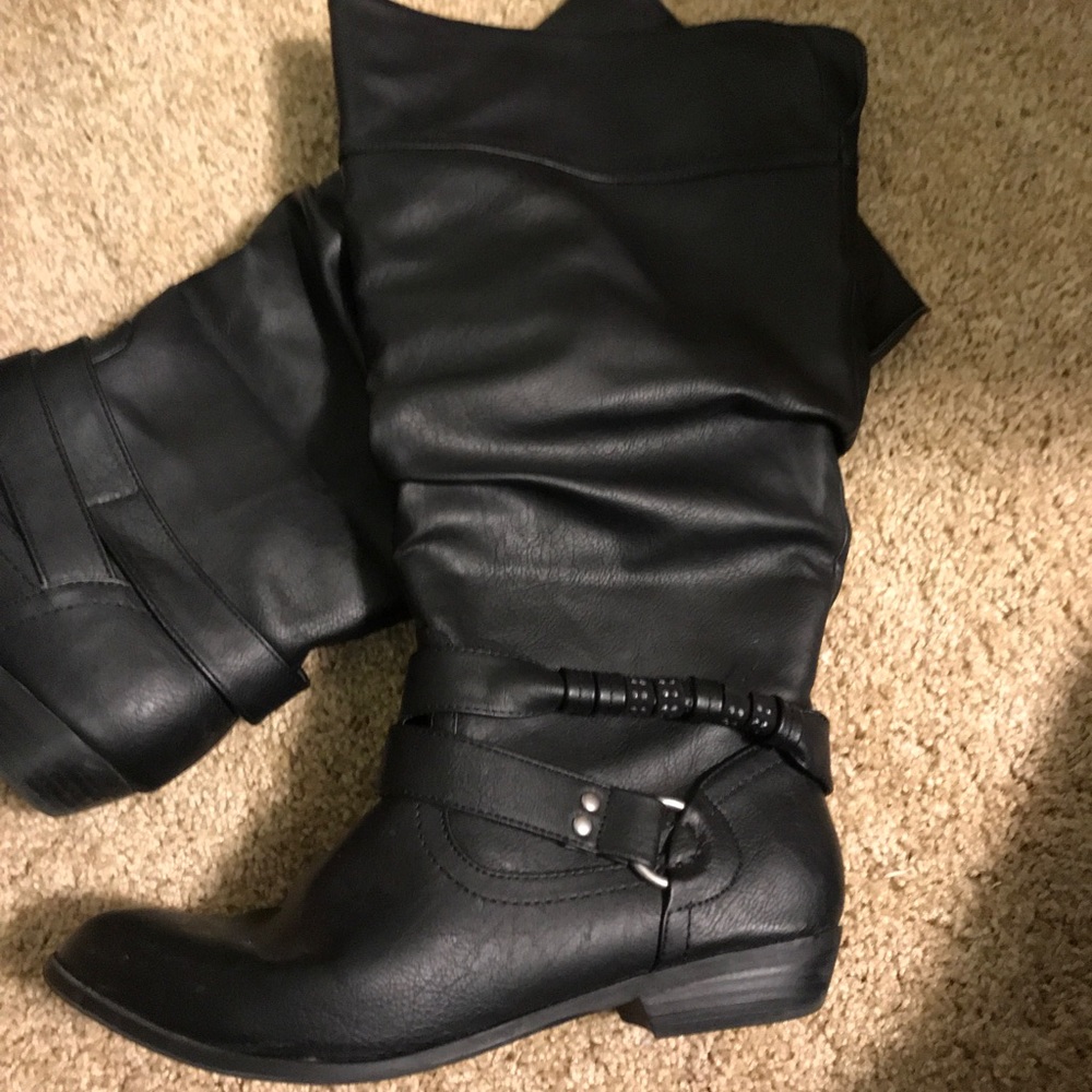 Wide Calf Boots - Never Worn