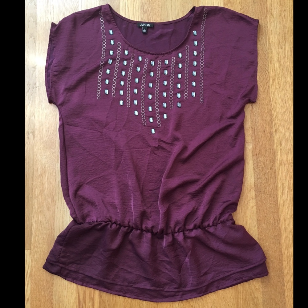 Apt. 9 embellished top