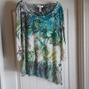 Asymmetric Tunic Top