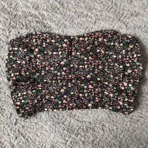 Free People Floral Bandeau/Crop Top