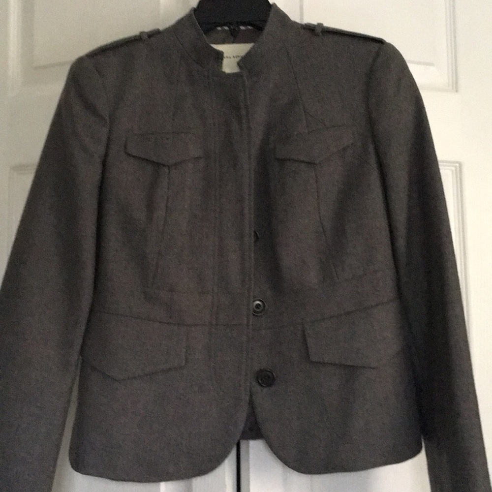 Banana Republic Military Wool Blazer