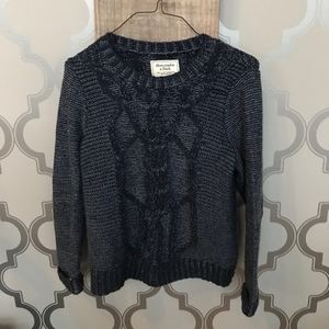 Abercrombie & Fitch cable crew neck sweater